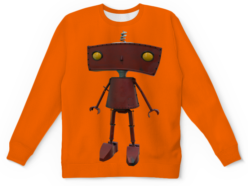 цена Printio Детский свитшот с полной запечаткой Bad robot