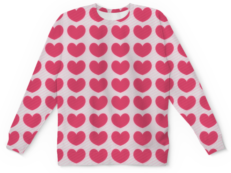 Printio Детский свитшот с полной запечаткой Розовое сердце printio толстовка с полной запечаткой розовое сердце