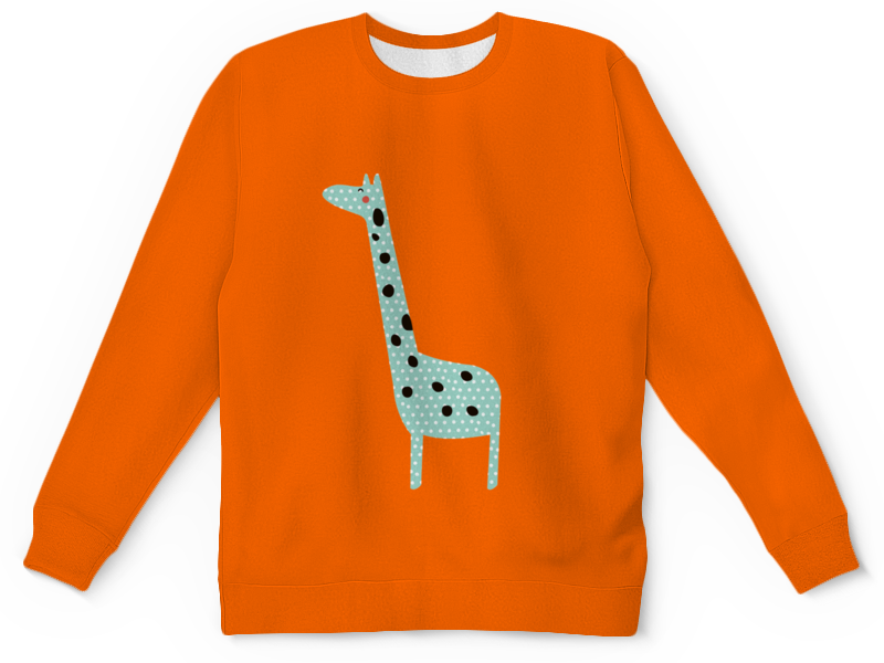 Printio Детский свитшот с полной запечаткой Жираф printio свитшот женский с полной запечаткой жираф на закате