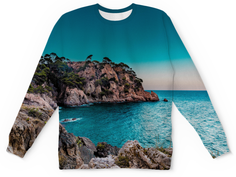 Printio Детский свитшот с полной запечаткой Берег printio футболка с полной запечаткой мужская берег