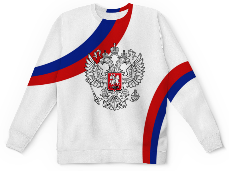 Printio Детский свитшот с полной запечаткой герб россии printio детский свитшот с полной запечаткой герб россии