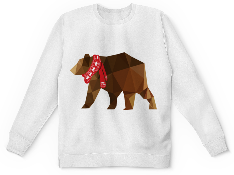 Printio Детский свитшот с полной запечаткой Медведь printio детский свитшот с полной запечаткой медведь на черепахе