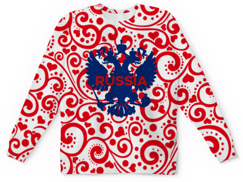Printio Детский свитшот с полной запечаткой герб россии printio детский свитшот с полной запечаткой ввс россии