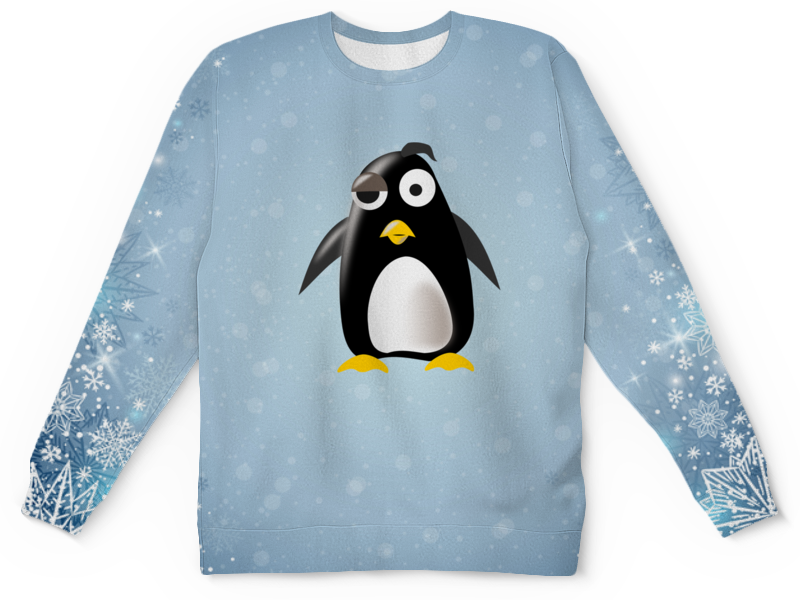 Printio Детский свитшот с полной запечаткой Пингвин printio детский свитшот с полной запечаткой пингвин