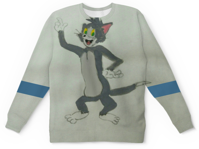 Printio Детский свитшот с полной запечаткой Хитрый кот