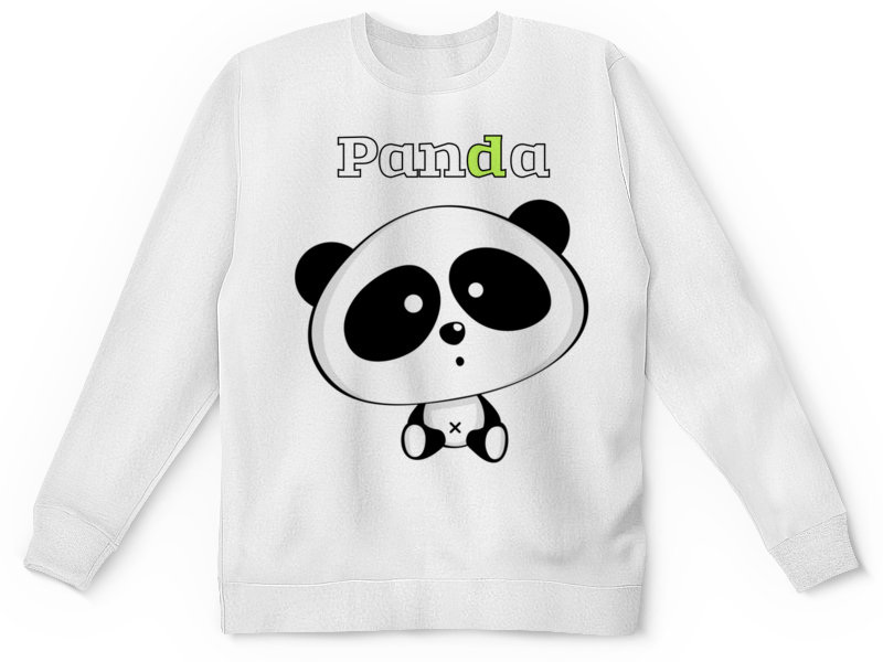 цена Printio Детский свитшот с полной запечаткой Panda