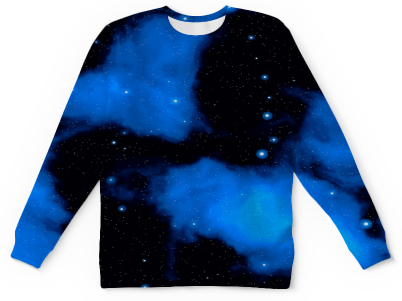 цена Printio Детский свитшот с полной запечаткой Звездное небо