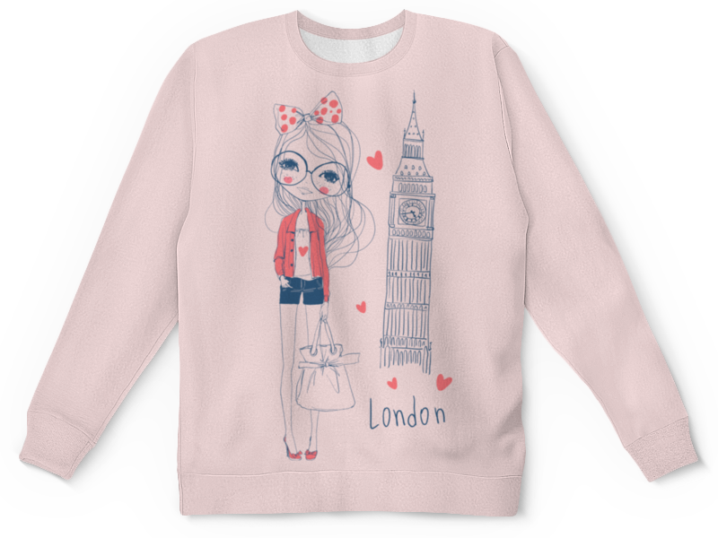Printio Детский свитшот с полной запечаткой Лондон