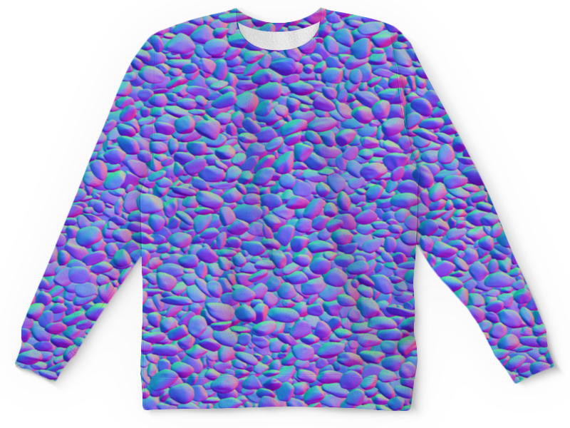 Printio Детский свитшот с полной запечаткой Цветные камни printio футболка с полной запечаткой для девочек цветные камни