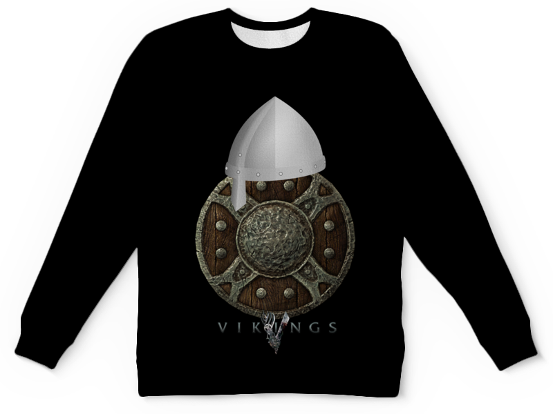 Printio Детский свитшот с полной запечаткой Викинги. vikings
