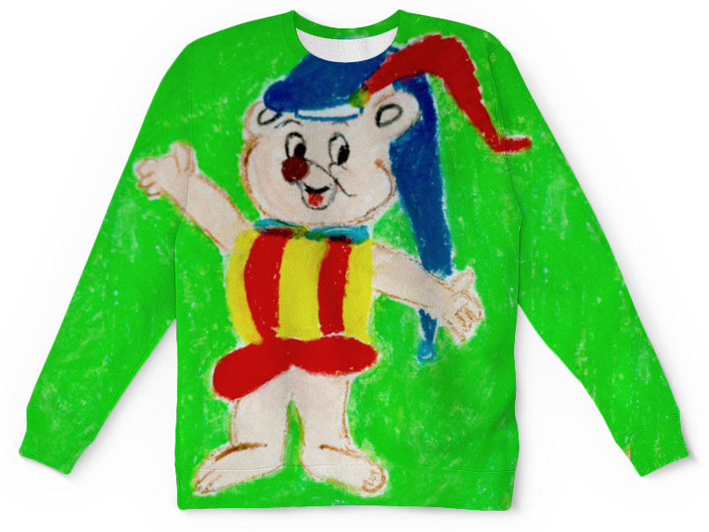 Printio Детский свитшот с полной запечаткой Мишка delкостюм аладдин сказочный детский