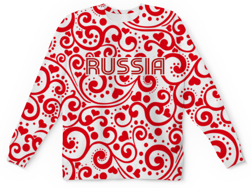 Printio Детский свитшот с полной запечаткой Россия printio детский свитшот с полной запечаткой камуфляж россия