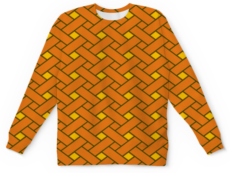 Printio Детский свитшот с полной запечаткой Оранжевые линии printio свитшот мужской с полной запечаткой желто оранжевые линии