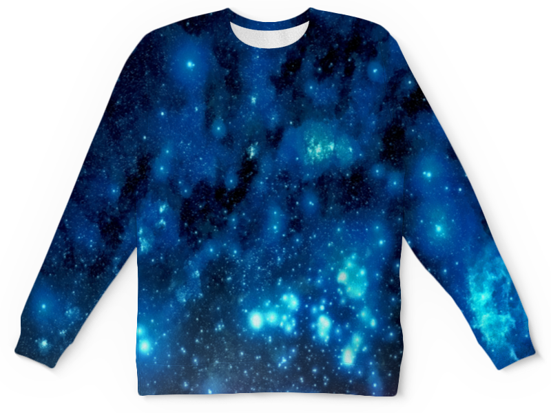 цена Printio Детский свитшот с полной запечаткой Звездное небо