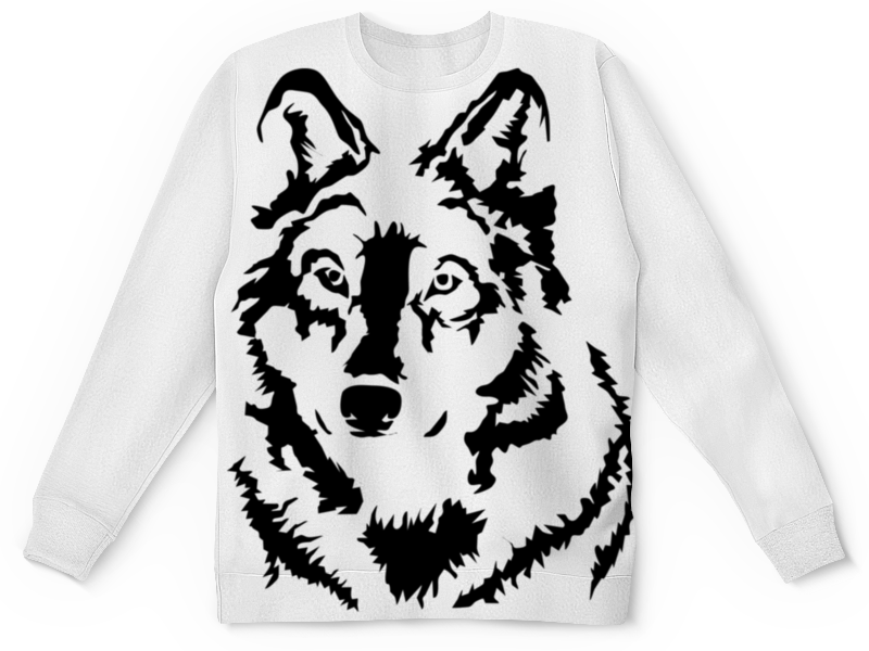 Printio Детский свитшот с полной запечаткой Тату волк printio рубашка поло с полной запечаткой тату волк