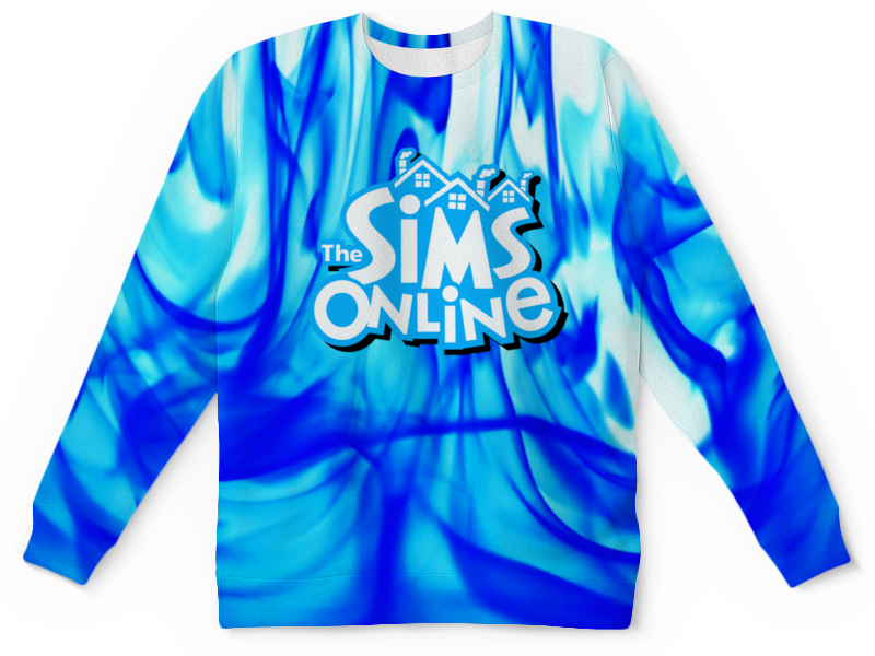 Printio Детский свитшот с полной запечаткой Sims online