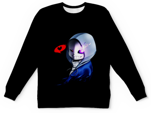 Заказать детские свитшоты в Москве. Детский свитшот с полной запечаткой Undertale от weeert - готовые дизайны и нанесение принтов.