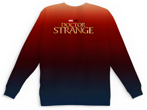 Заказать детские свитшоты в Москве. Детский свитшот с полной запечаткой  Doctor Strange       от T-shirt print  - готовые дизайны и нанесение принтов.