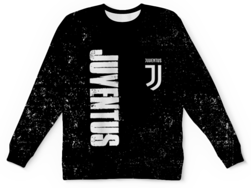 Заказать детские свитшоты в Москве. Детский свитшот с полной запечаткой JUVENTUS SPORT от weeert - готовые дизайны и нанесение принтов.