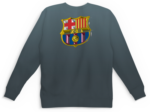 Заказать детские свитшоты в Москве. Детский свитшот с полной запечаткой Lionel  Messi (2) от T-shirt print  - готовые дизайны и нанесение принтов.