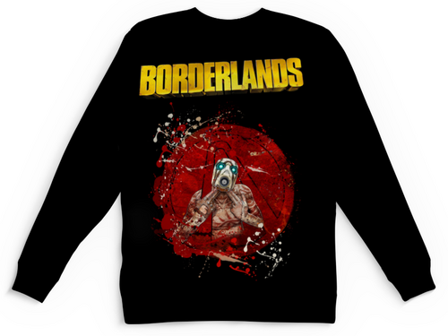 Заказать детские свитшоты в Москве. Детский свитшот с полной запечаткой Borderlands от Leichenwagen - готовые дизайны и нанесение принтов.