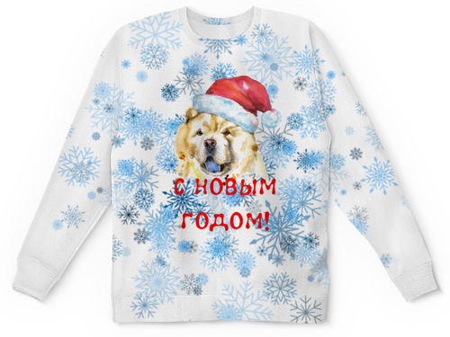 Заказать детские свитшоты в Москве. Детский свитшот с полной запечаткой Собака от THE_NISE  - готовые дизайны и нанесение принтов.