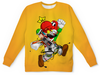 Заказать детские свитшоты в Москве. Детский свитшот с полной запечаткой Super Mario   от T-shirt print  - готовые дизайны и нанесение принтов.