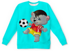 Заказать детские свитшоты в Москве. Детский свитшот с полной запечаткой Спортсмен миша (1) от miririna8@mail.ru - готовые дизайны и нанесение принтов.