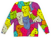 Заказать детские свитшоты в Москве. Детский свитшот с полной запечаткой Цветные котята от THE_NISE  - готовые дизайны и нанесение принтов.