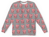 Заказать детские свитшоты в Москве. Детский свитшот с полной запечаткой РОЗОВЫЙ СЛОНИК от ELENA ZHARINOVA - готовые дизайны и нанесение принтов.