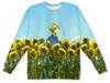 Заказать детские свитшоты в Москве. Детский свитшот с полной запечаткой Подсолнухи от Дана Столыпина - готовые дизайны и нанесение принтов.