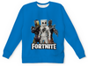 Заказать детские свитшоты в Москве. Детский свитшот с полной запечаткой Fortnite от weeert - готовые дизайны и нанесение принтов.