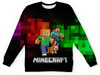 Заказать детские свитшоты в Москве. Детский свитшот с полной запечаткой Minecraft    от T-shirt print  - готовые дизайны и нанесение принтов.