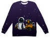 Заказать детские свитшоты в Москве. Детский свитшот с полной запечаткой WALL-E       от T-shirt print  - готовые дизайны и нанесение принтов.