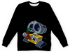 Заказать детские свитшоты в Москве. Детский свитшот с полной запечаткой WALL-E   от T-shirt print  - готовые дизайны и нанесение принтов.