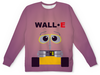 Заказать детские свитшоты в Москве. Детский свитшот с полной запечаткой WALL-E    от T-shirt print  - готовые дизайны и нанесение принтов.