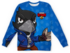 Заказать детские свитшоты в Москве. Детский свитшот с полной запечаткой BRAWL STARS CROW от geekbox - готовые дизайны и нанесение принтов.