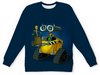 Заказать детские свитшоты в Москве. Детский свитшот с полной запечаткой WALL-E      от T-shirt print  - готовые дизайны и нанесение принтов.
