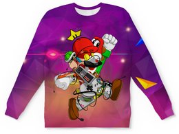Заказать детские свитшоты в Москве. Детский свитшот с полной запечаткой Super Mario    от T-shirt print  - готовые дизайны и нанесение принтов.