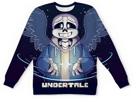 Заказать детские свитшоты в Москве. Детский свитшот с полной запечаткой UNDERTALE от robus - готовые дизайны и нанесение принтов.