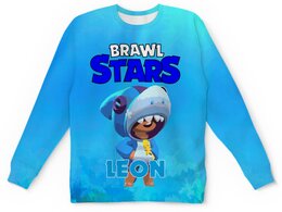Заказать детские свитшоты в Москве. Детский свитшот с полной запечаткой Brawl Stars       от T-shirt print  - готовые дизайны и нанесение принтов.