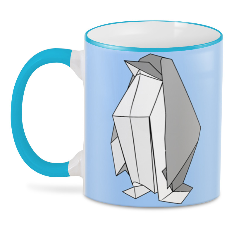 цена Printio 3D кружка Пингвин оригами