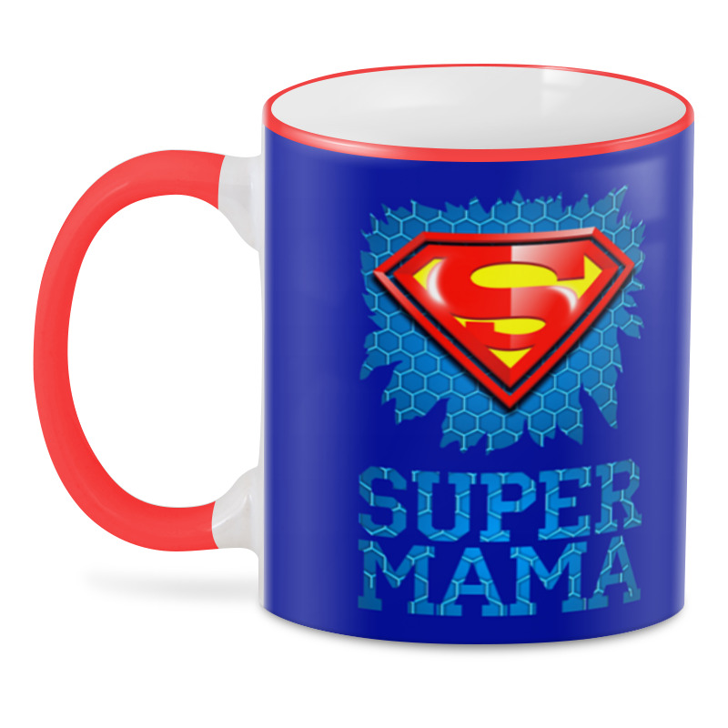 кружка супер мама с вашей надписью Printio 3D кружка Супер мама