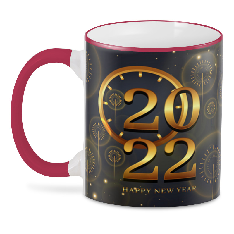 Printio 3D кружка Новый год 2022 кружка тигр в новогодней шапочке катенька новый год 2022 кружка для чая чашка подарок женщине