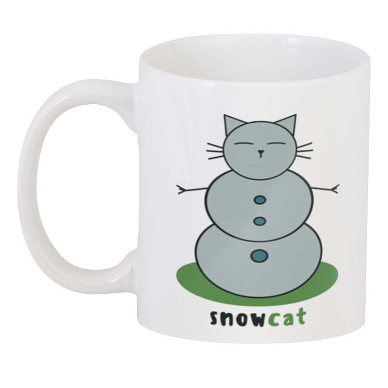Printio 3D кружка Снеговик кот printio 3d кружка черный кот