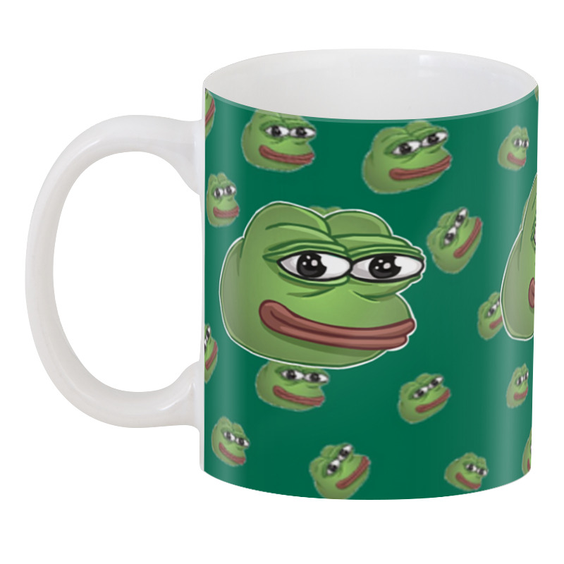 Printio 3D кружка Pepe frog - лягушонок пепе цена и фото