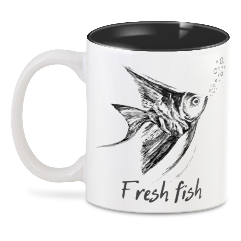 Printio 3D кружка Fresh fish кружка с принтом наушники мультяшная музыка кружка с рисунком кружка в подарок кружка для чая