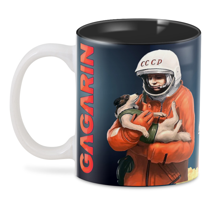 Printio 3D кружка Gagarin&dog printio 3d кружка gagarin