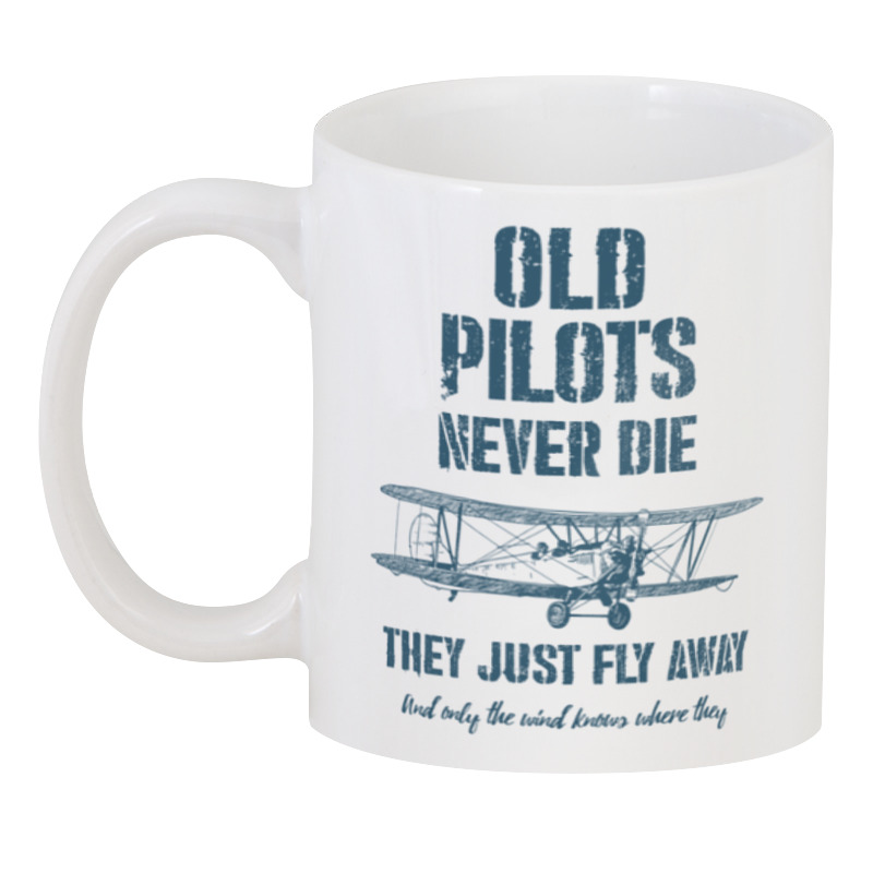 Printio 3D кружка Пилоты не умирают футболки print bar старые пилоты не умирают