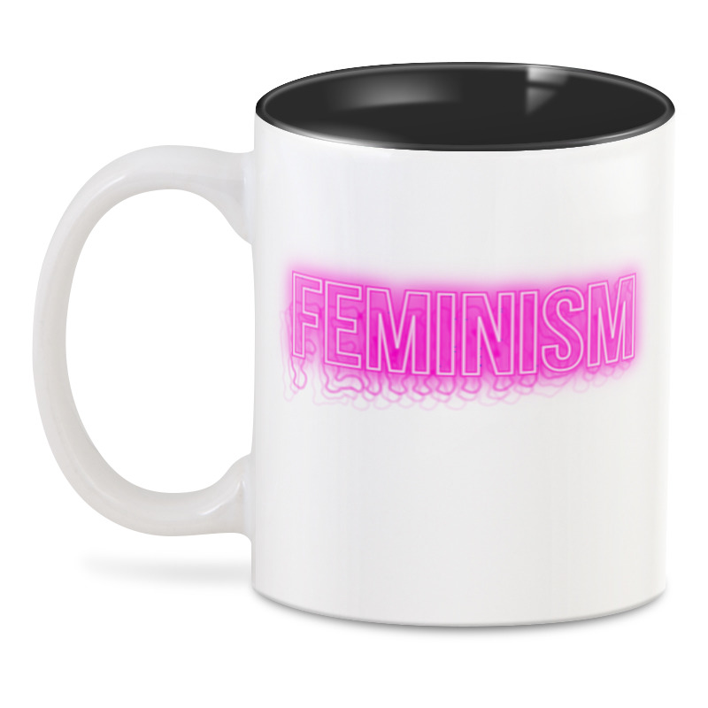 Printio 3D кружка Феминизм неон